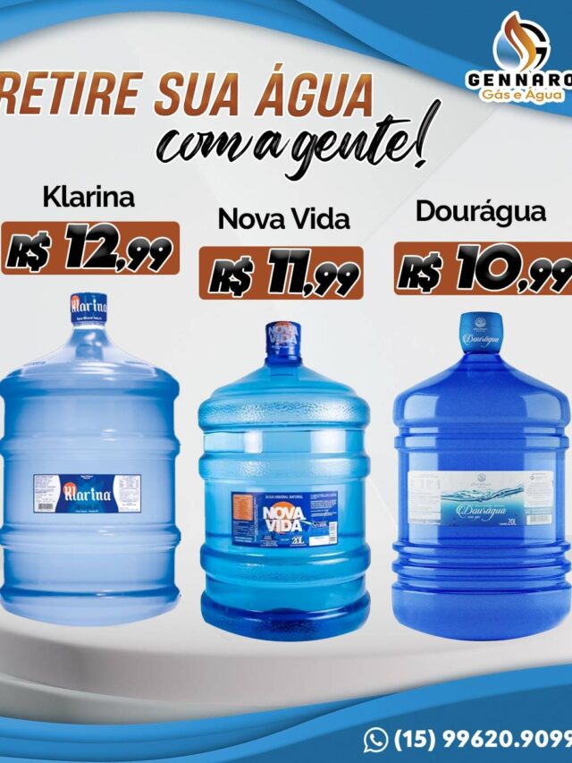 Galão de água em Votorantim